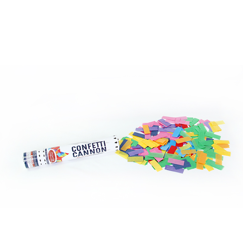 12inch Multi Color Confetti Cannon - paper 12inch Multi Color Confetti Cannon - paper