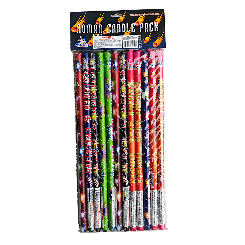 Roman Candles 12pcs PVC Pack Roman Candles 12pcs PVC Pack