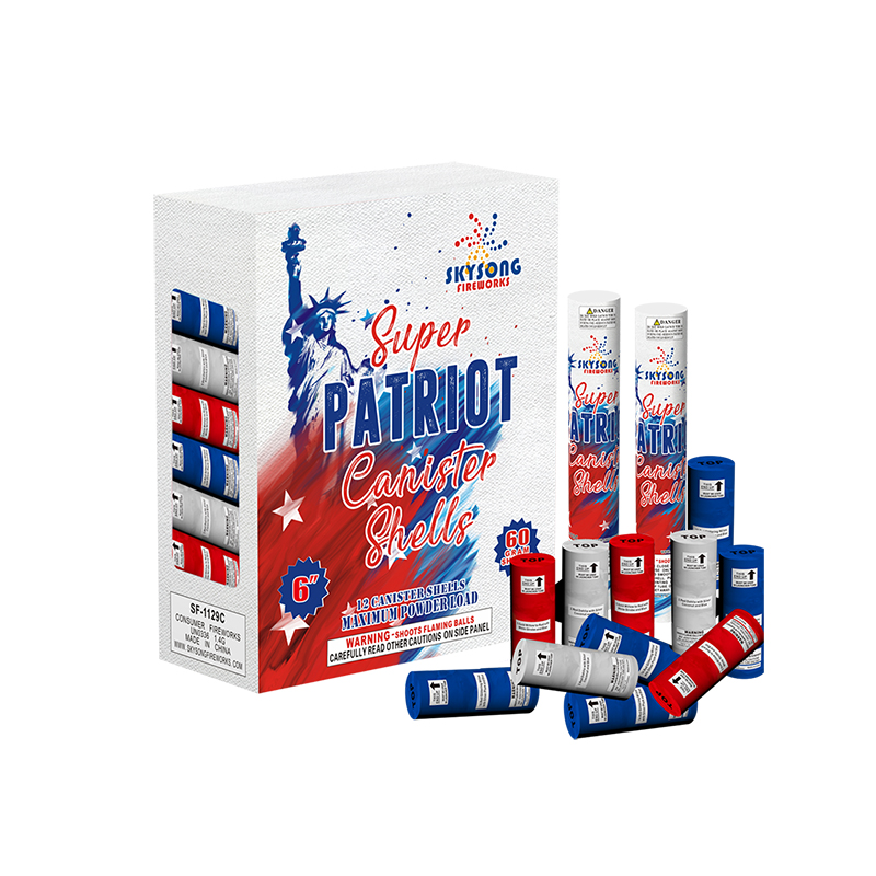 Super Patriot Canister Shells 6" Super Patriot Canister Shells 6"