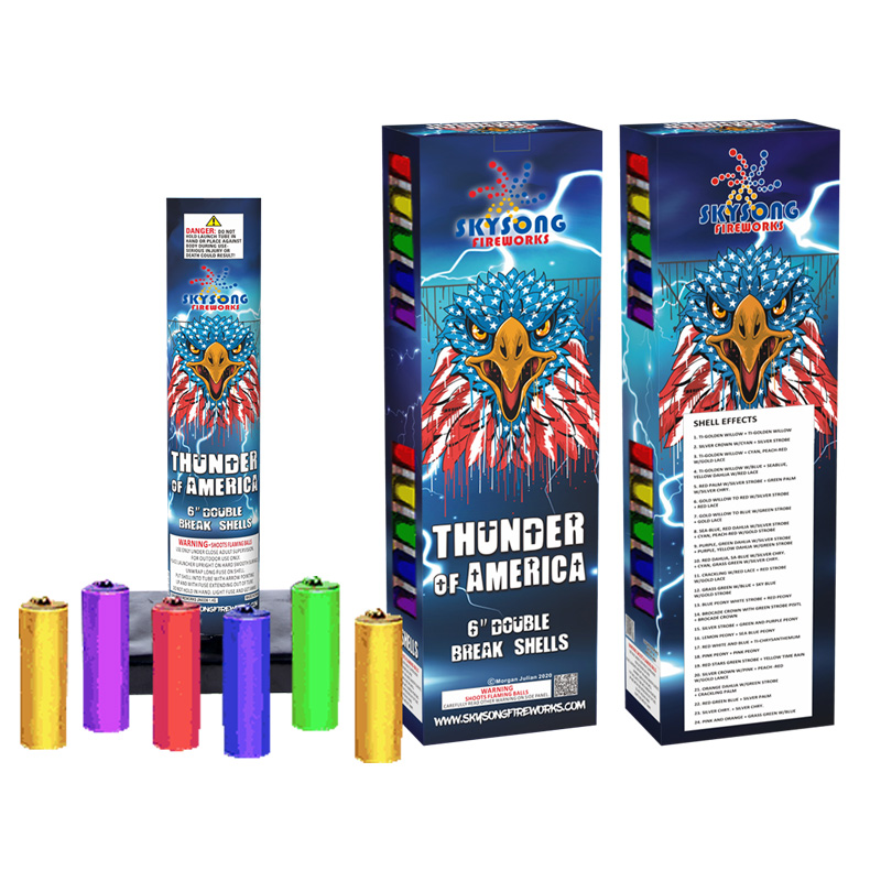 Thunder of America 6" Canister Shells Double Break Thunder of America 6" Canister Shells Double Break