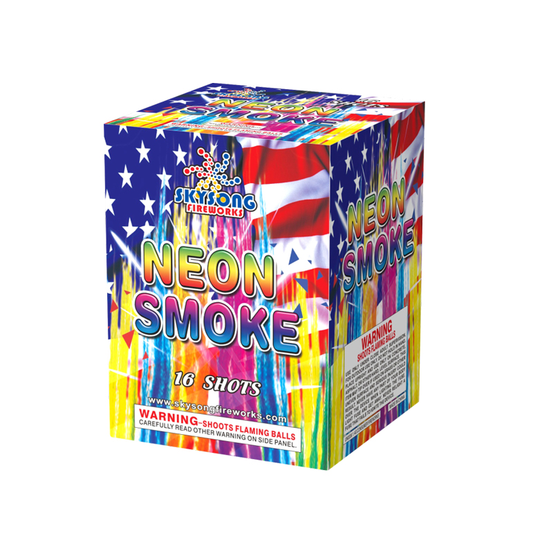 Neon Smoke 16Shots - Daytime Fireworks Neon Smoke 16Shots - Daytime Fireworks
