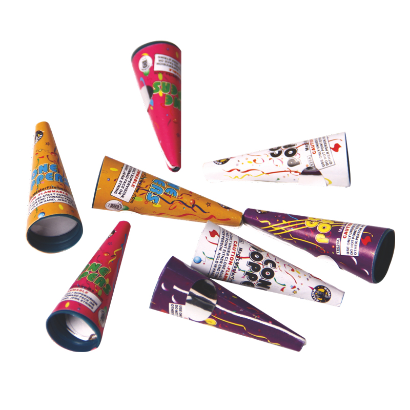 Conic Party Popper (2.5") Conic Party Popper (2.5")