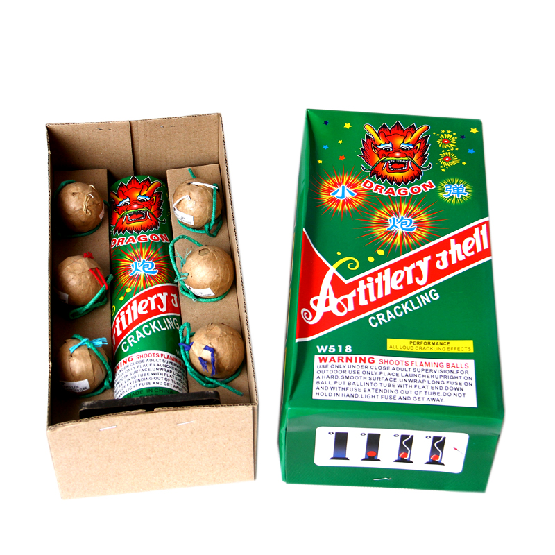Crackling artillery shells 1-3/4"