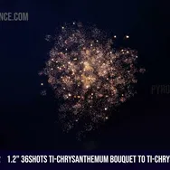 1.2" 36Shots Ti-Chrysanthemum bouquet to Ti-Chrysanthemum