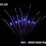 130Shots Golden Palm  Tail Blue Dahlia