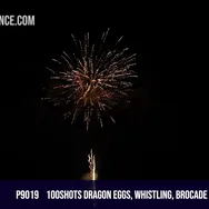 100Shots Dragon eggs/Whistling/Brocade crown red strobe Assorted