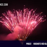 180Shots Red Glittery Palm Comet