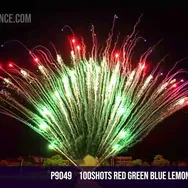 100Shots Red Green Blue Lemon And Crackling