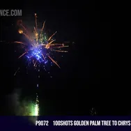 100Shots Golden Palm Tree to Chrys with Green and Blue