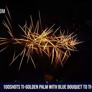 100Shots Ti-golden palm with blue bouquet to Ti-Golden palm