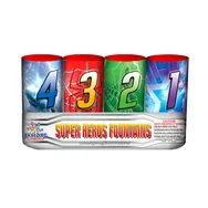 Super Heros 4 Fountains Assorted