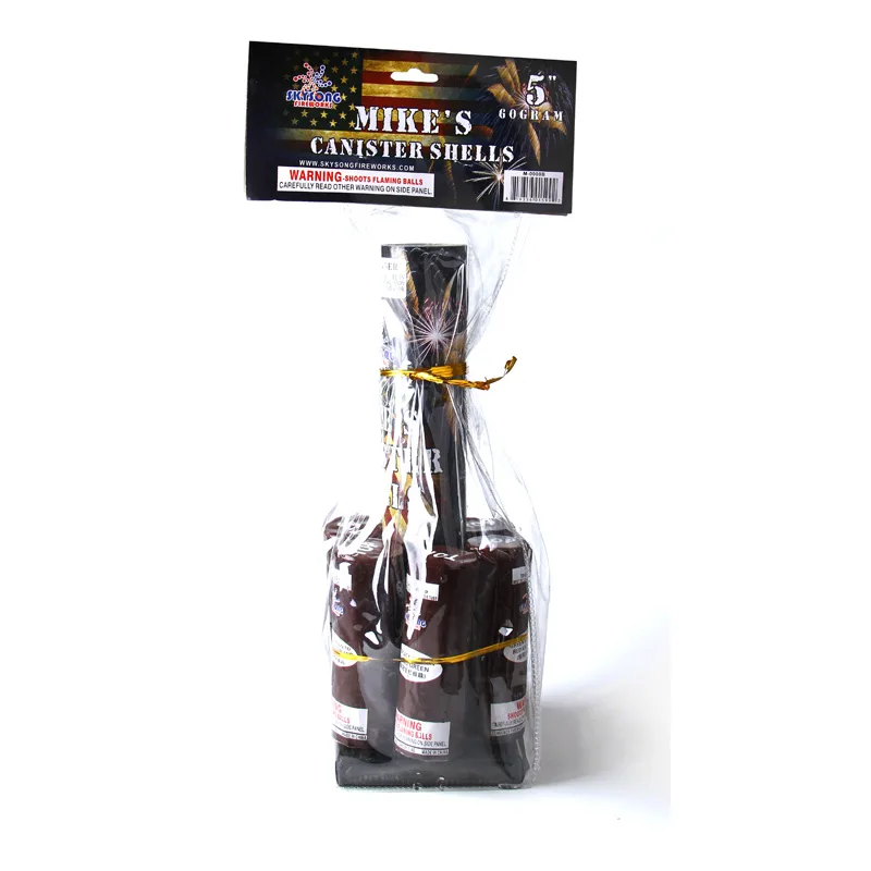 Mike's Canister Shells 5" with PVC pack — Artillery Shells