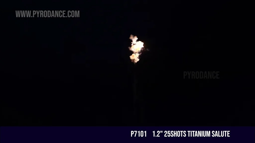 1.2" 25Shots Titanium Salute
