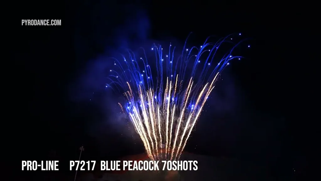 Blue Peacock 70Shots — Aerial Cake