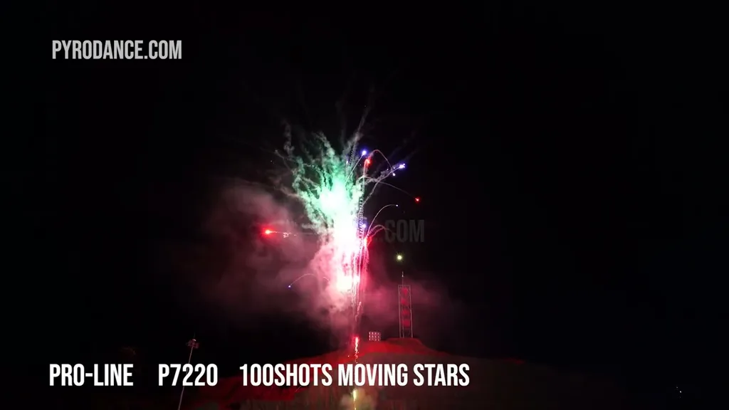 100Shots Moving Stars — Aerial Cake
