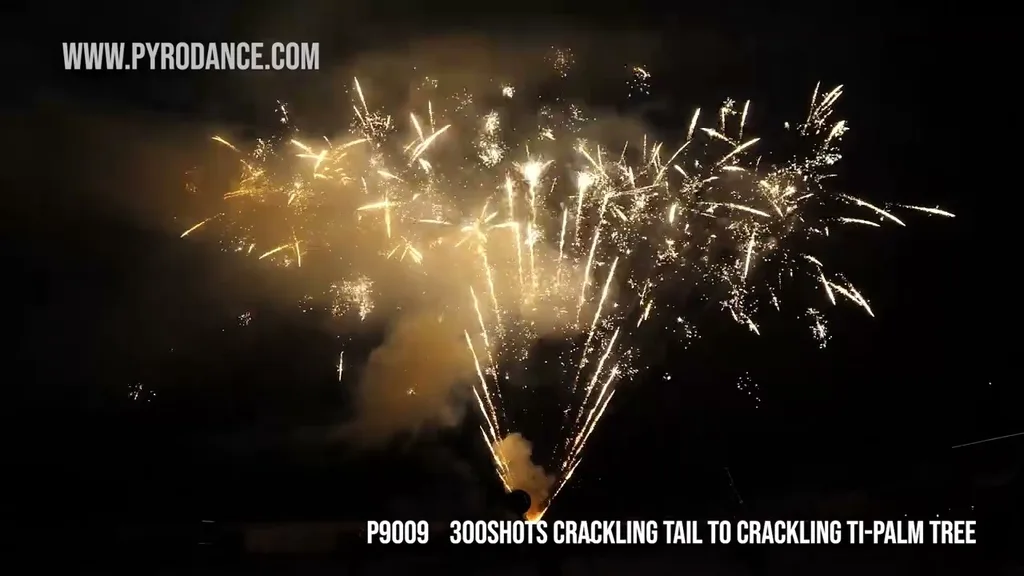 300Shots Crackling Tail to Crackling Ti-Palm Tree — Professional Cake