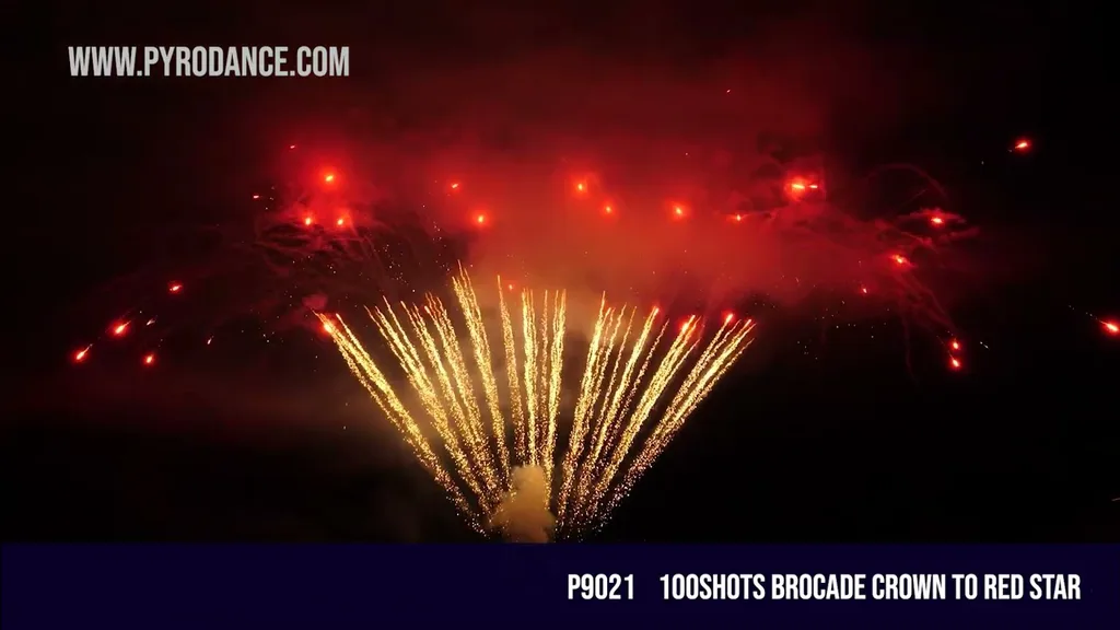 100Shots Brocade Crown to Red Star — Professional Cake