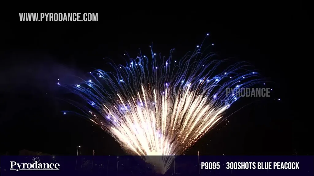 300Shots Blue Peacock — Professional Cake