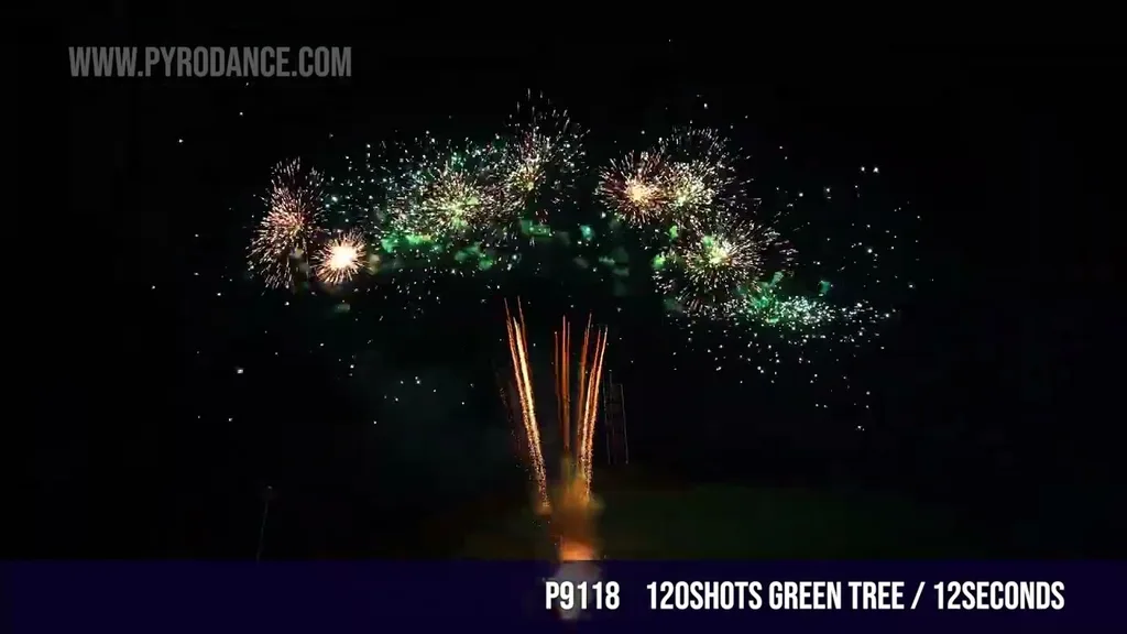 120Shots Green Tree / 12Seconds — Professional Cake