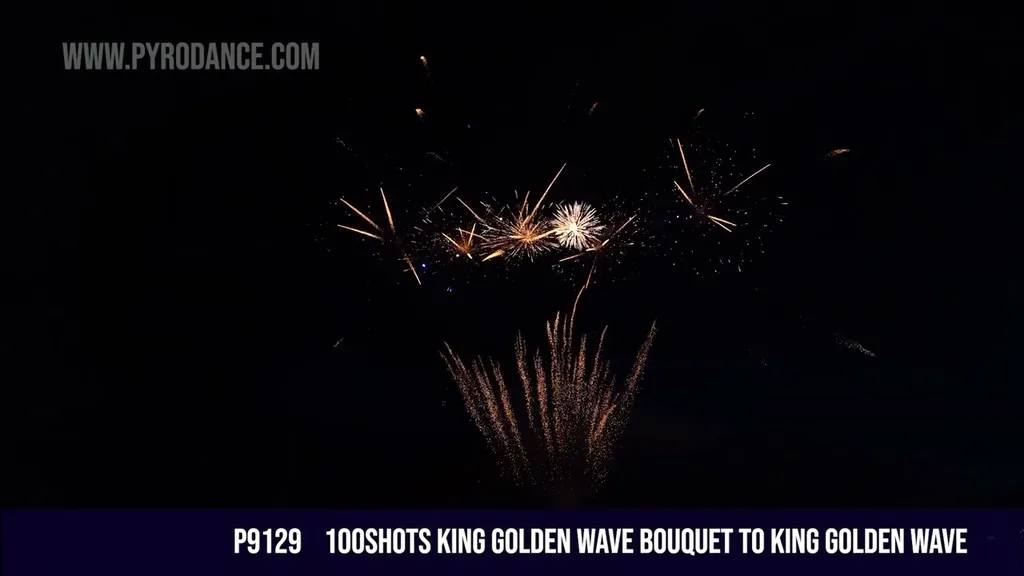 100Shots King Golden Wave bouquet to King Golden Wave /15Seconds — Professional Cake