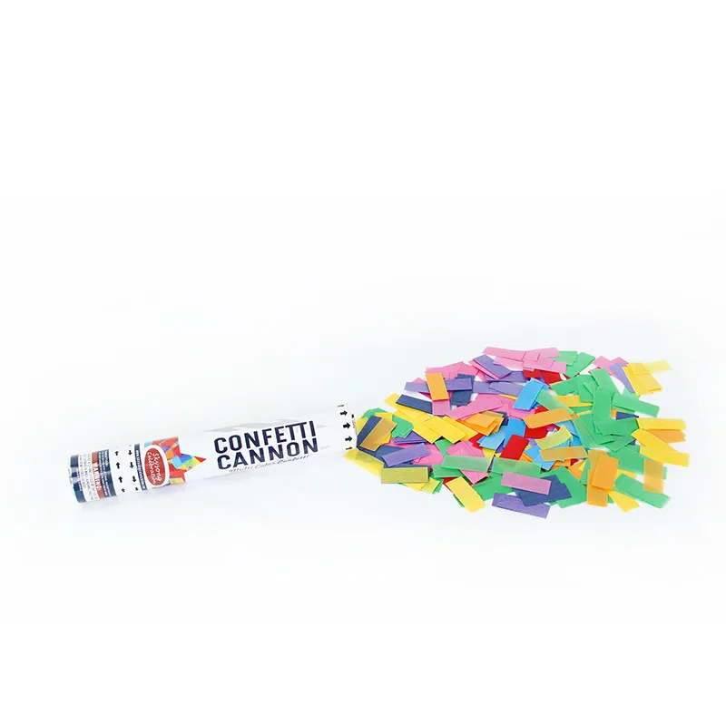 12inch Multi Color Confetti Cannon - paper