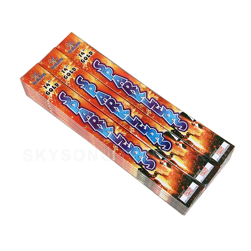 14" Gold Sparklers — Sparklers