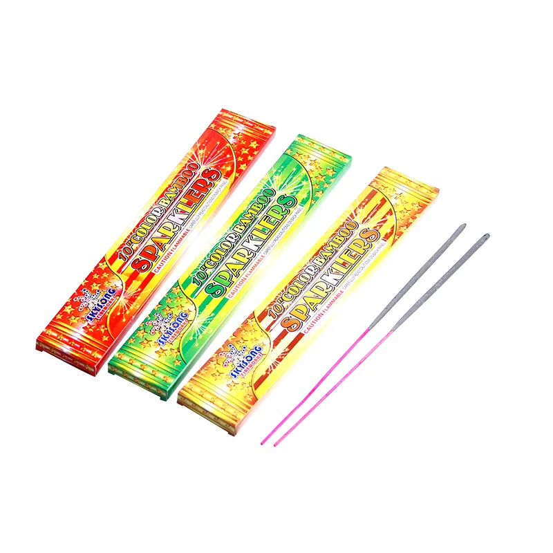 10" Colour Bamboo Sparklers