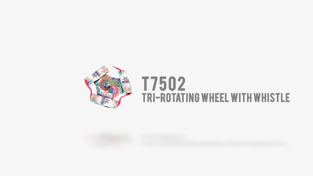 Tri-rotating Wheel With Whistle